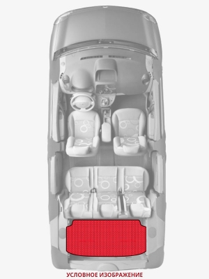 ЭВА коврики «Queen Lux» багажник для Opel Vectra